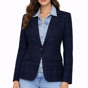 BLUE REVIVAL -  Helen Dicky Blazer with Removable Insert